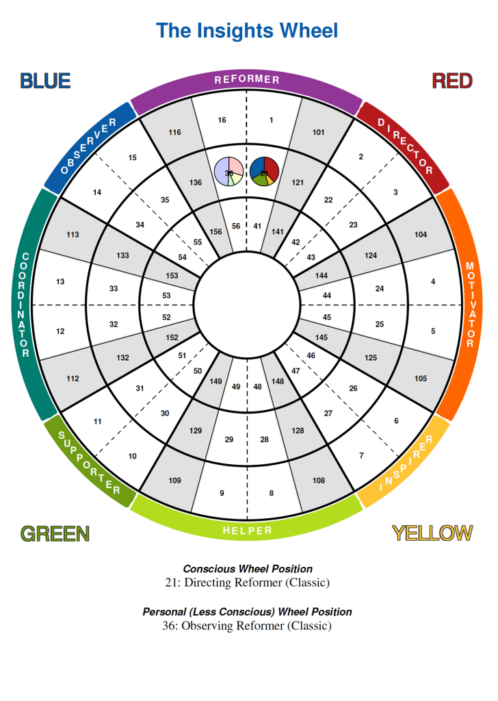 Insights Discovery Profile Personal Discovery Insights Discovery Profile Personal Discovery